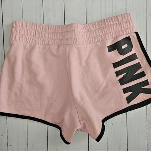 new victoria's secret pink logo boyfriend shorts m